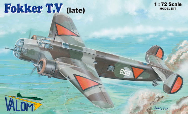 Valom VAL72102 1:72 Fokker T.V Late