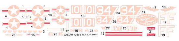 Valom VAL72104 1:72 North-American FJ-1 Fury