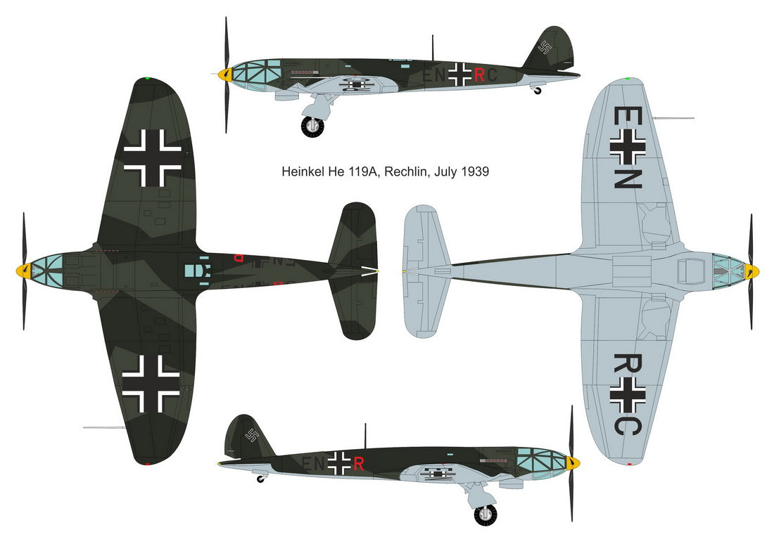 Valom VAL72110 1:72 Heinkel He-119A