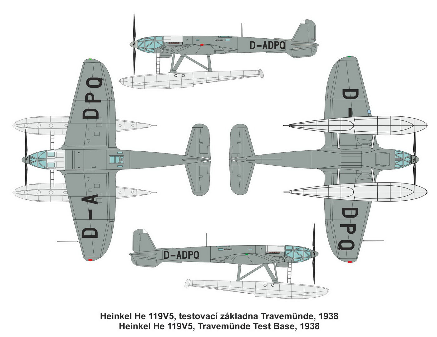 Valom VAL72111 1:72 Heinkel He-119V-5 floatplane