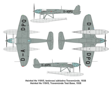 Valom VAL72111 1:72 Heinkel He-119V-5 floatplane