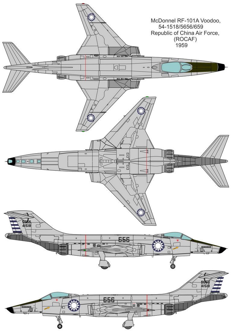 Valom VAL72115 1:72 McDonnell RF-101A Voodoo