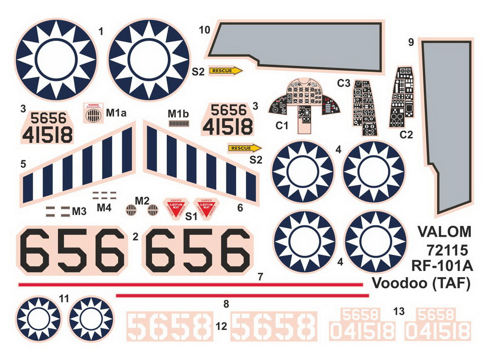 Valom VAL72115 1:72 McDonnell RF-101A Voodoo