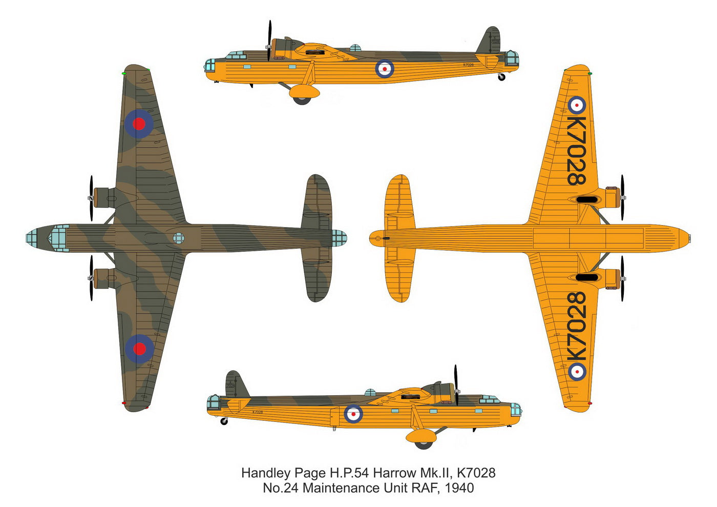 Valom VAL72118 1:72 Handley-Page Harrow Mk.II