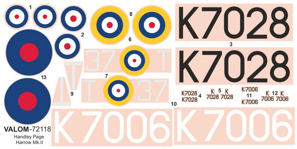 Valom VAL72118 1:72 Handley-Page Harrow Mk.II
