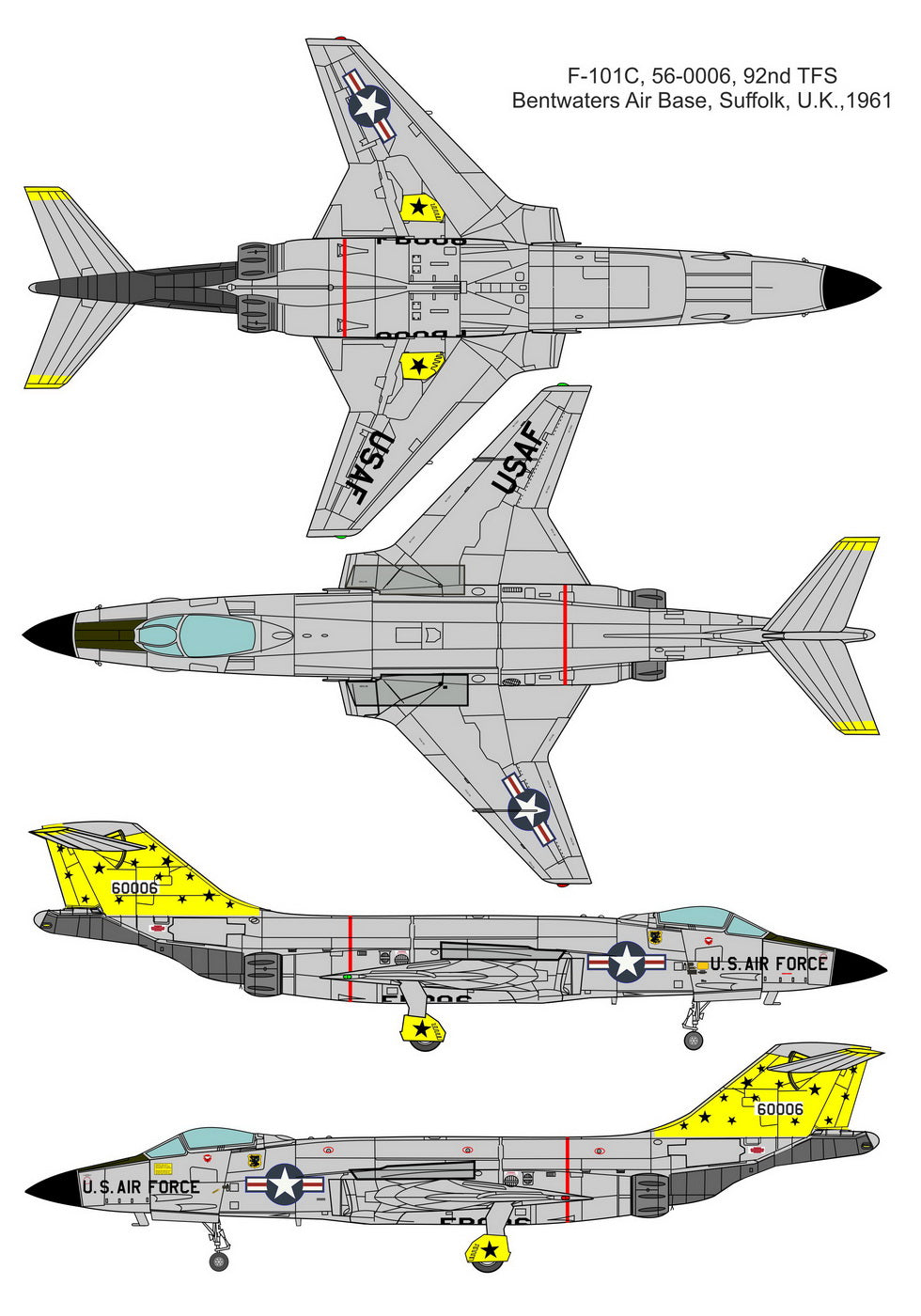 Valom VAL72119 1:72 McDonnell F-101A/RF-101C