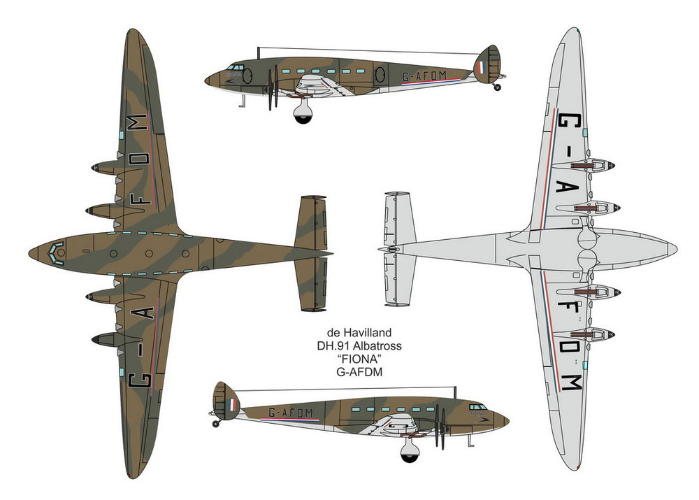 Valom VAL72129 de Havilland DH.91 Albatross RAF Fiona 1:72