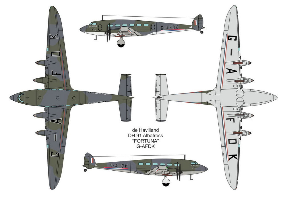 Valom VAL72129 de Havilland DH.91 Albatross RAF Fiona 1:72