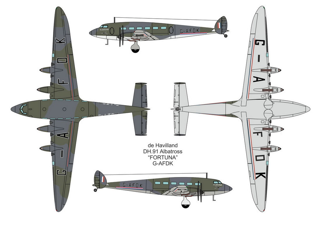 Valom VAL72129 de Havilland DH.91 Albatross RAF Fiona 1:72