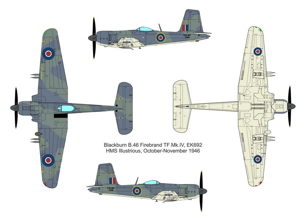 Valom VAL72140 1:72 Blackburn Firebrand TF Mk.IV
