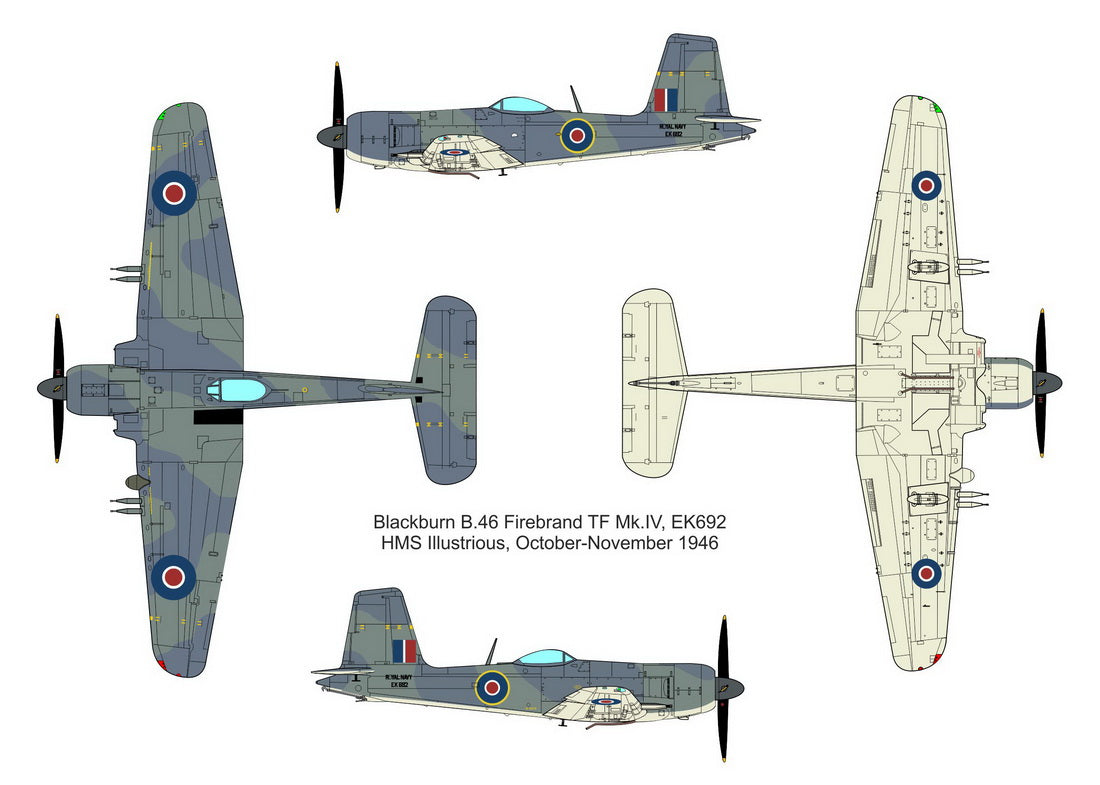 Valom VAL72140 1:72 Blackburn Firebrand TF Mk.IV