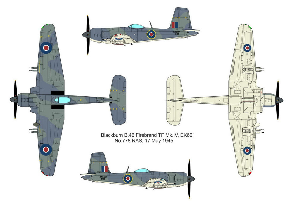 Valom VAL72140 1:72 Blackburn Firebrand TF Mk.IV