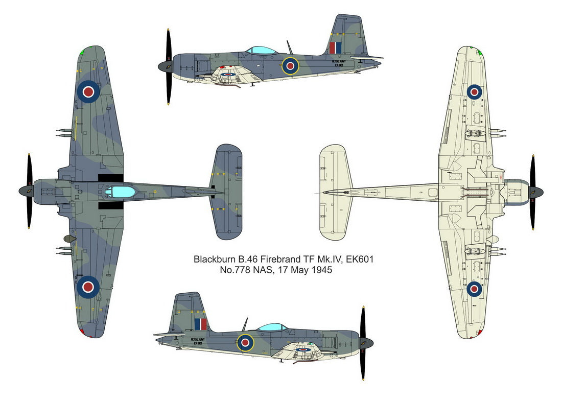 Valom VAL72140 1:72 Blackburn Firebrand TF Mk.IV