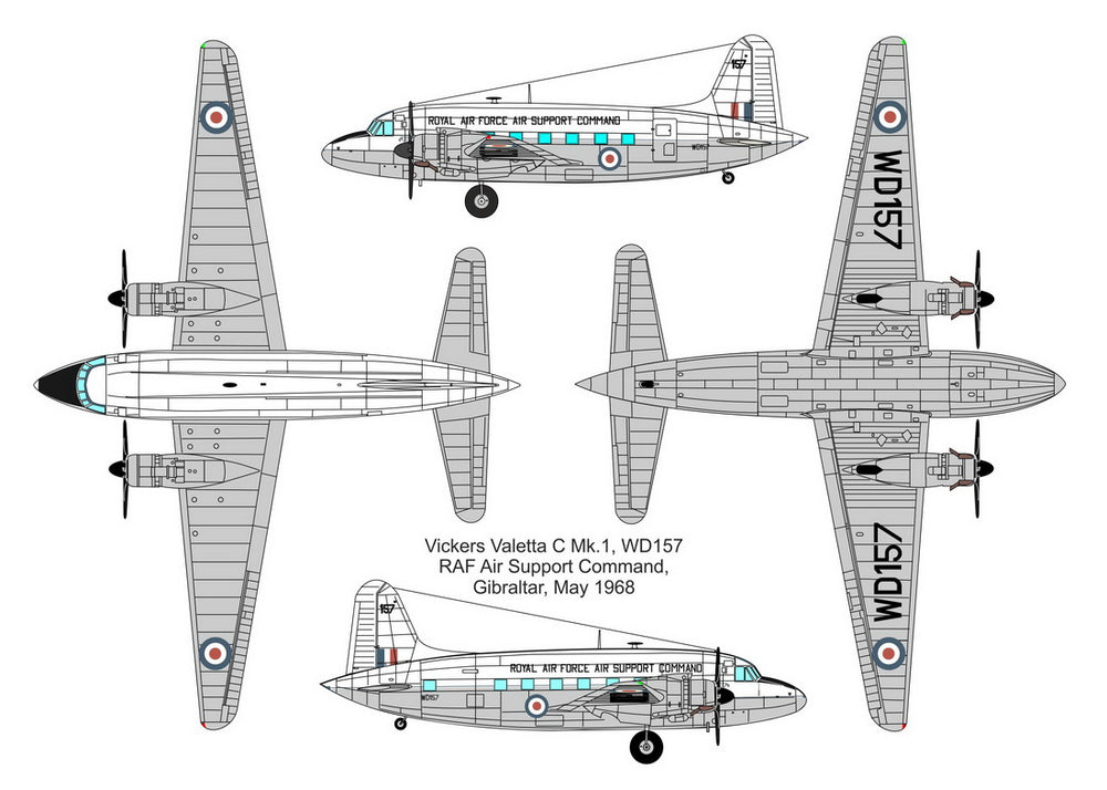 Valom VAL72142 1:72 Vickers Valetta C Mk.1 includes etched parts
