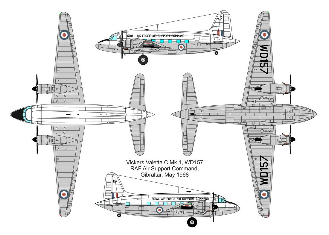 Valom VAL72142 1:72 Vickers Valetta C Mk.1 includes etched parts