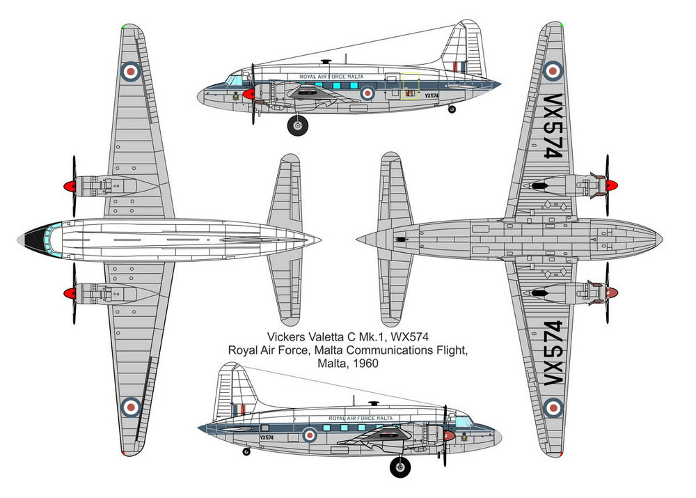 Valom VAL72142 1:72 Vickers Valetta C Mk.1 includes etched parts