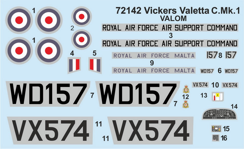 Valom VAL72142 1:72 Vickers Valetta C Mk.1 includes etched parts
