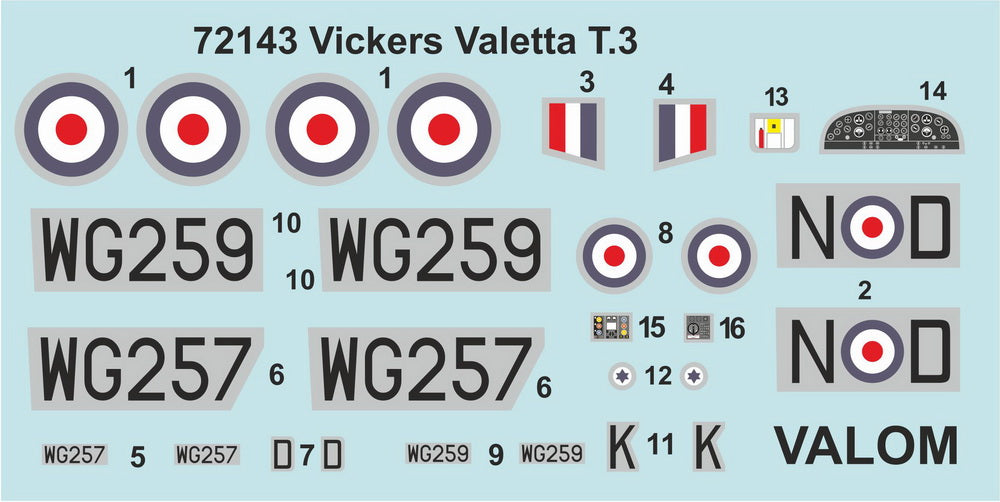 Valom VAL72143 Vickers Valetta T Mk.3 Multi-Media Kit 1:72