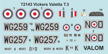 Valom VAL72143 Vickers Valetta T Mk.3 Multi-Media Kit 1:72