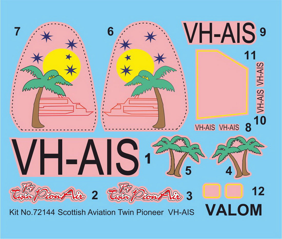 Valom VAL72144 1:72 Scottish-Aviation Twin Pioneer