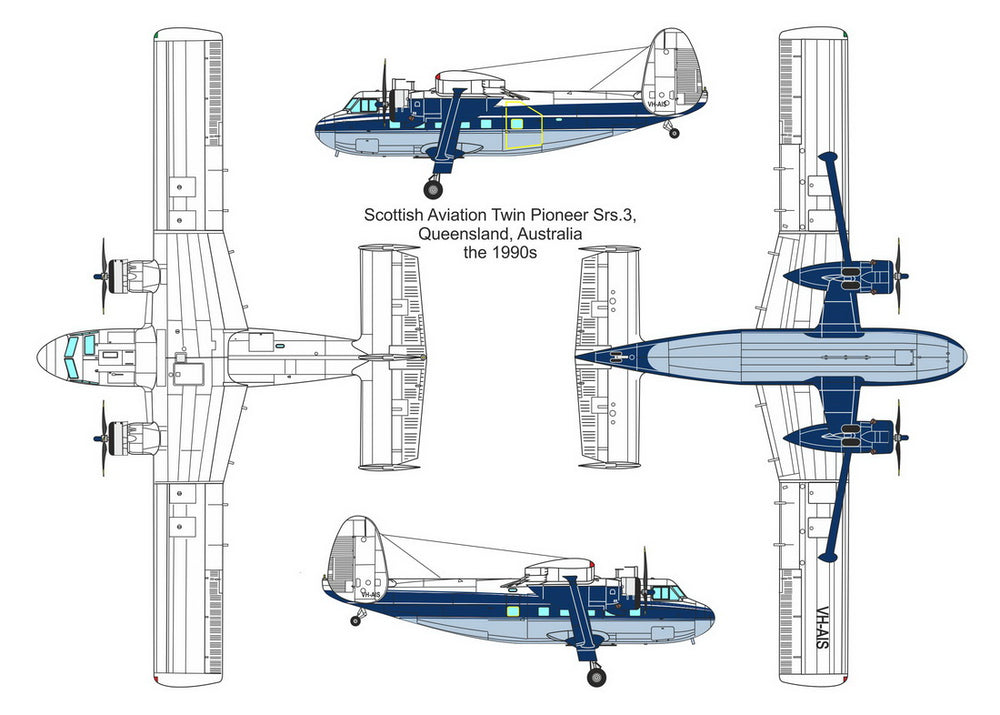 Valom VAL72144 1:72 Scottish-Aviation Twin Pioneer