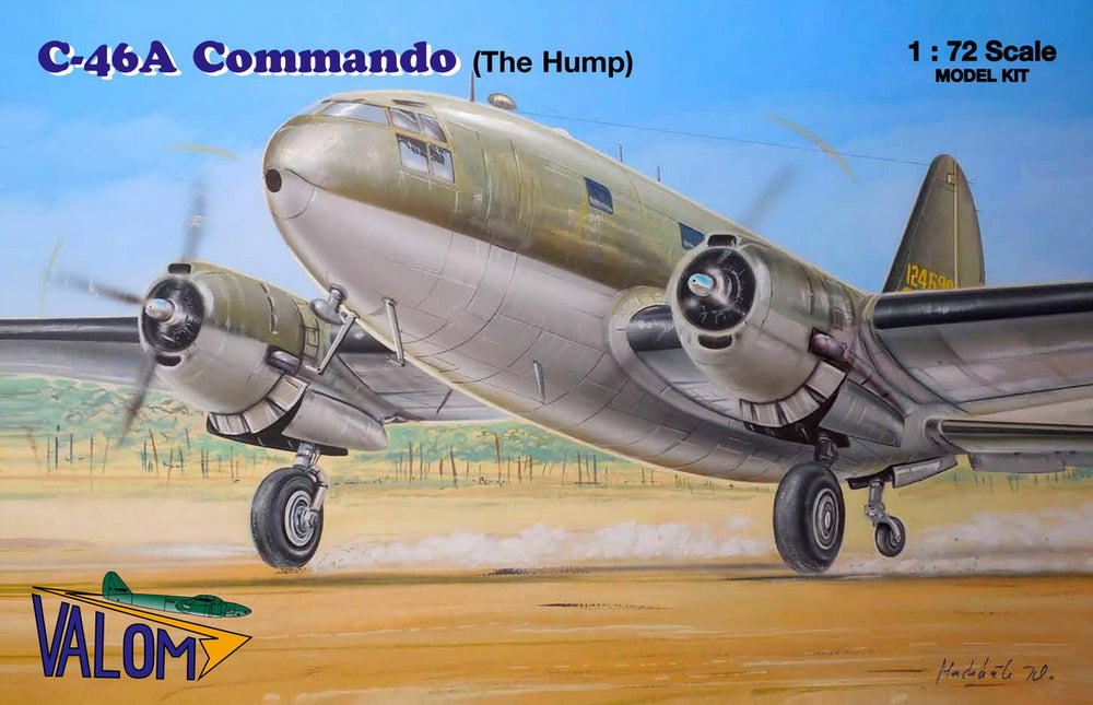Valom VAL72145 1:72 Curtiss C-46A Commando The Hump USAAF Chabua AFB, India 1944