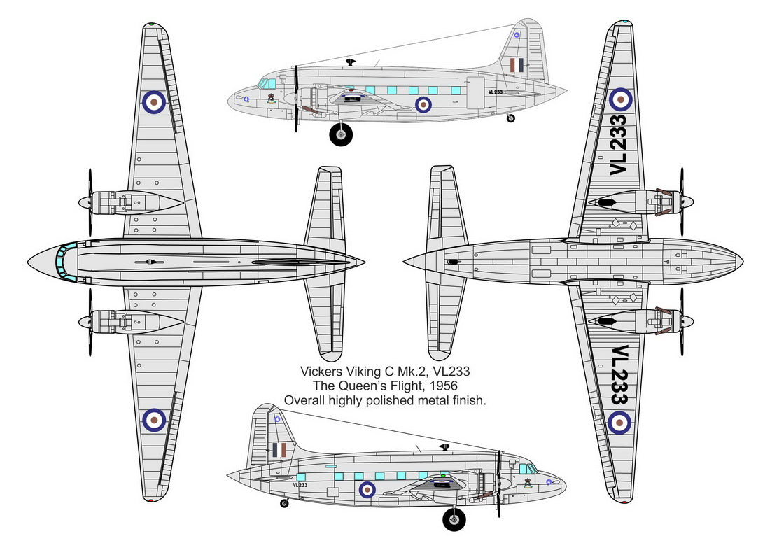 Valom VAL72148 1:72 Vickers Viking C Mk.2 'Royal Flight'