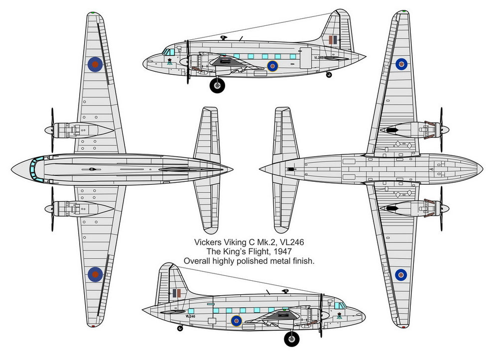 Valom VAL72148 1:72 Vickers Viking C Mk.2 'Royal Flight'