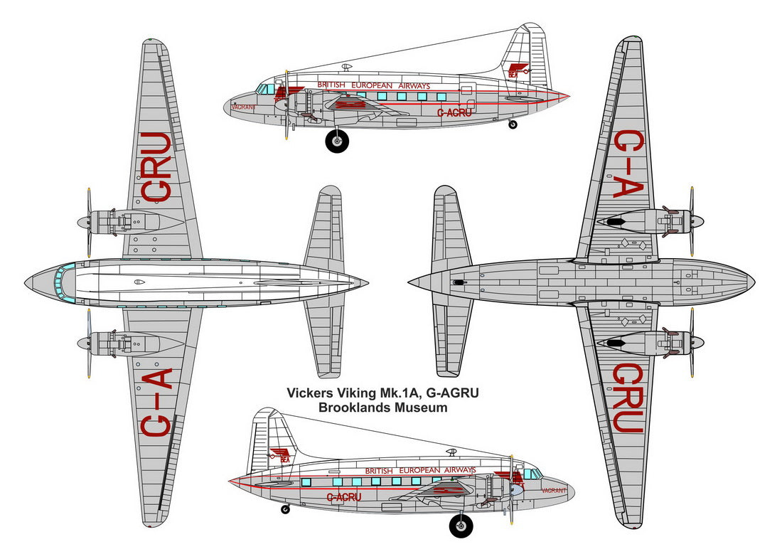 Valom VAL72149 1:72 Vickers Viking Mk.1A 'BEA, EAS'