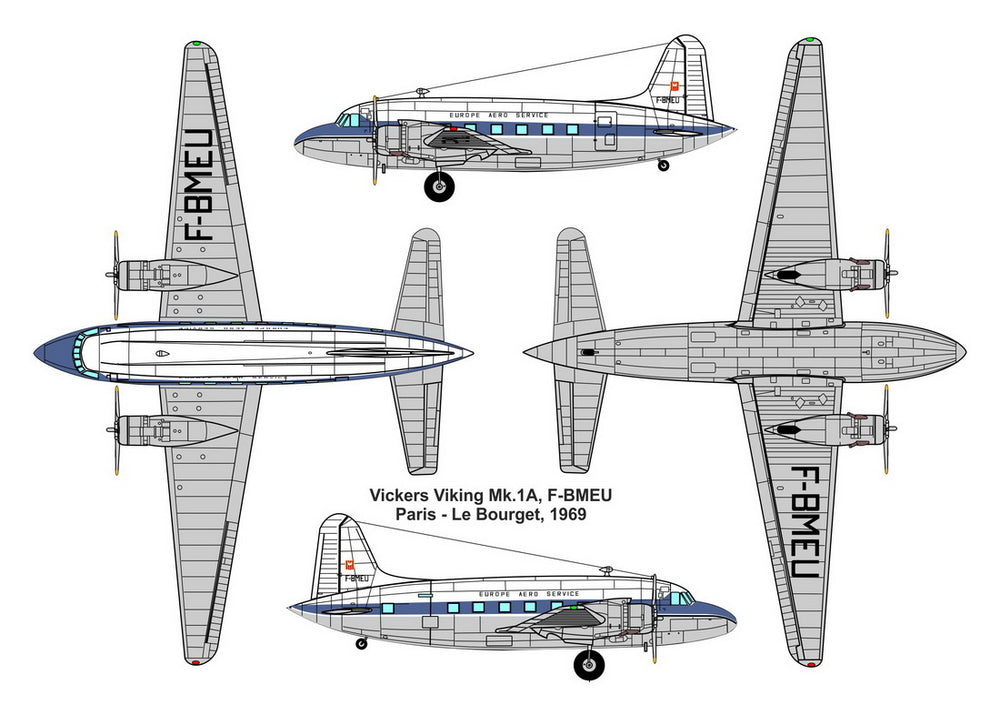 Valom VAL72149 1:72 Vickers Viking Mk.1A 'BEA, EAS'