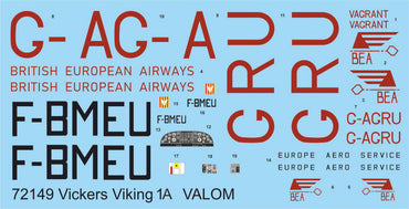 Valom VAL72149 1:72 Vickers Viking Mk.1A 'BEA, EAS'