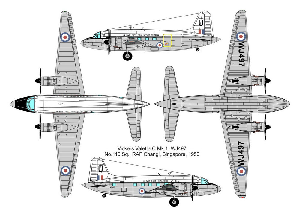 Valom VAL72150 1:72 Vickers Valetta 'Suez Campaign and RAF Middle East'