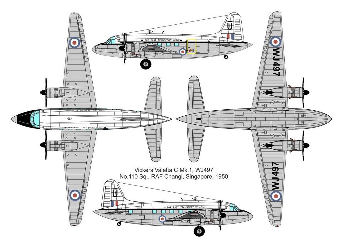 Valom VAL72150 1:72 Vickers Valetta 'Suez Campaign and RAF Middle East'