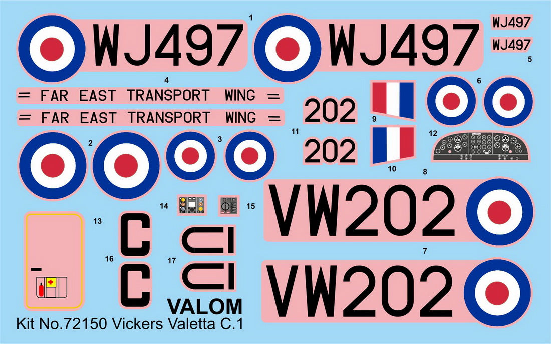 Valom VAL72150 1:72 Vickers Valetta 'Suez Campaign and RAF Middle East'