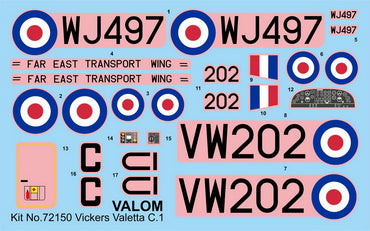 Valom VAL72150 1:72 Vickers Valetta 'Suez Campaign and RAF Middle East'