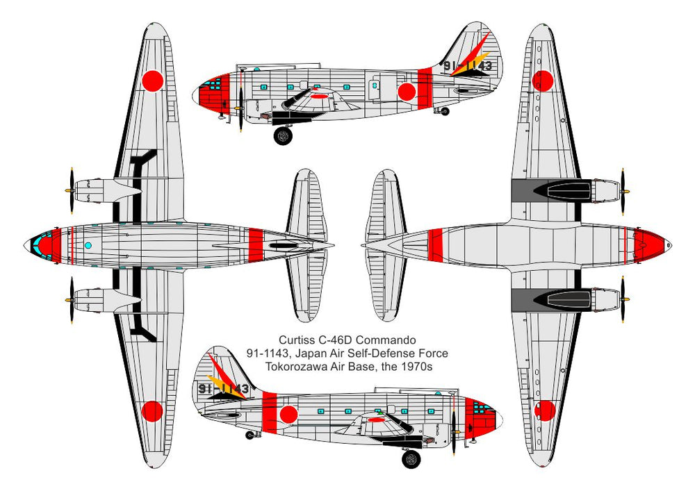 Valom VAL72151 1:72 Curtiss C-46D Commando
