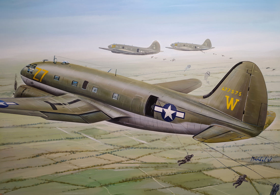 Valom VAL72152 1:72 Curtiss C-46D Commando 'Operation Varsity' resin parts