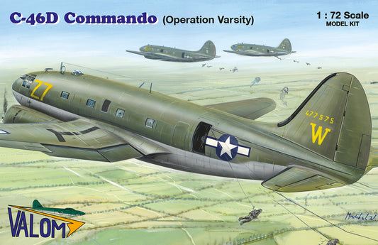 Valom VAL72152 1:72 Curtiss C-46D Commando 'Operation Varsity' resin parts