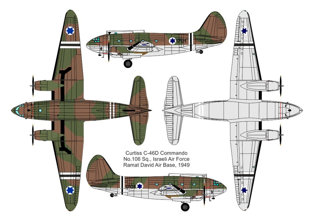 Valom VAL72155 1:72 Curtiss C-46A Commando