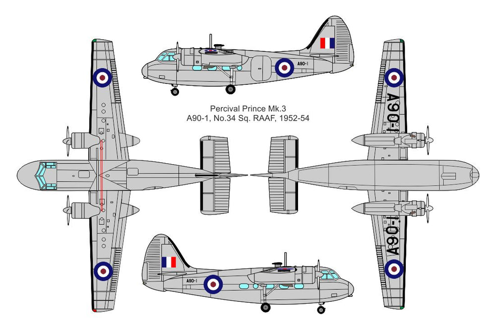 Valom VAL72159 1:72 Percival Prince Mk.3 RAAF/Royal Australian Air Force