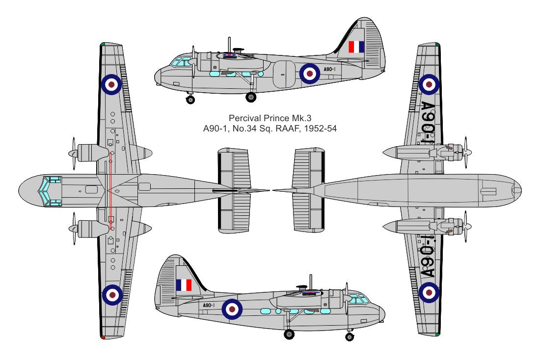Valom VAL72159 1:72 Percival Prince Mk.3 RAAF/Royal Australian Air Force