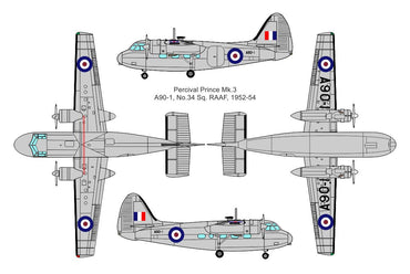 Valom VAL72159 1:72 Percival Prince Mk.3 RAAF/Royal Australian Air Force