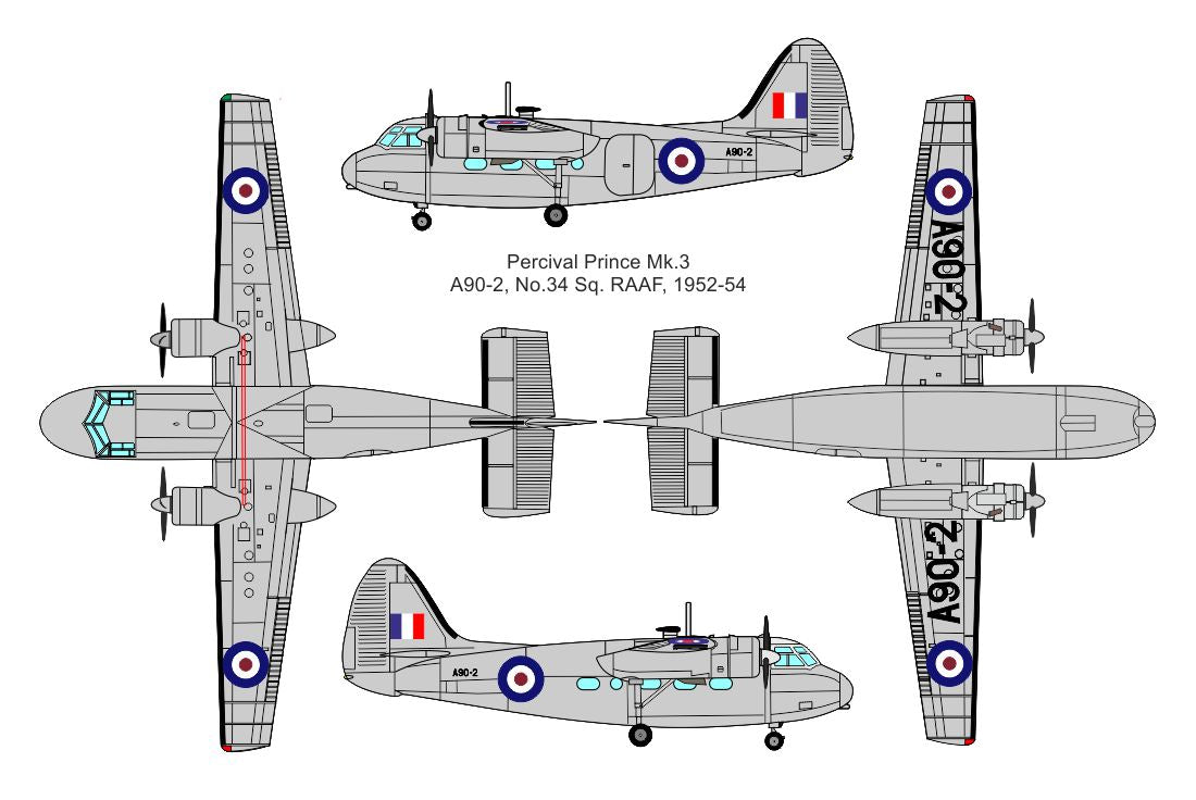 Valom VAL72159 1:72 Percival Prince Mk.3 RAAF/Royal Australian Air Force