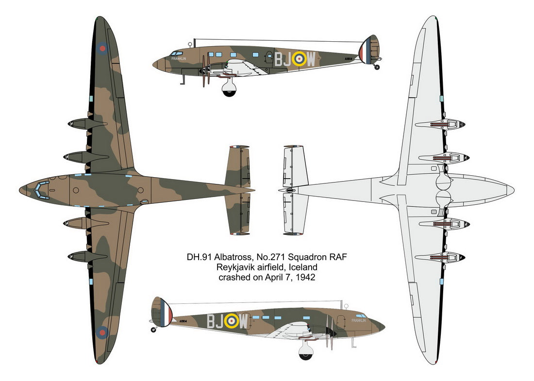 Valom VAL72160 1:72 de Havilland DH.91 Albatross