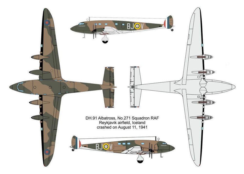 Valom VAL72160 1:72 de Havilland DH.91 Albatross