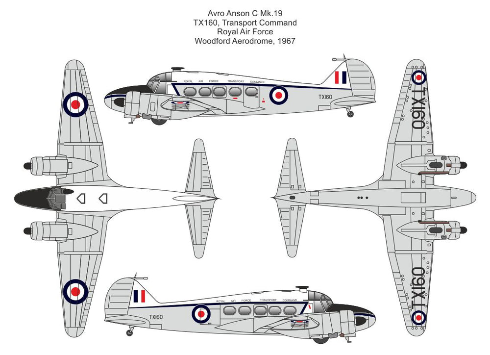 Valom VAL72164 1:72 Avro Anson C.19