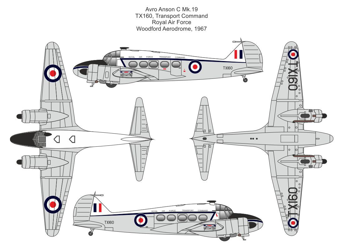 Valom VAL72164 1:72 Avro Anson C.19