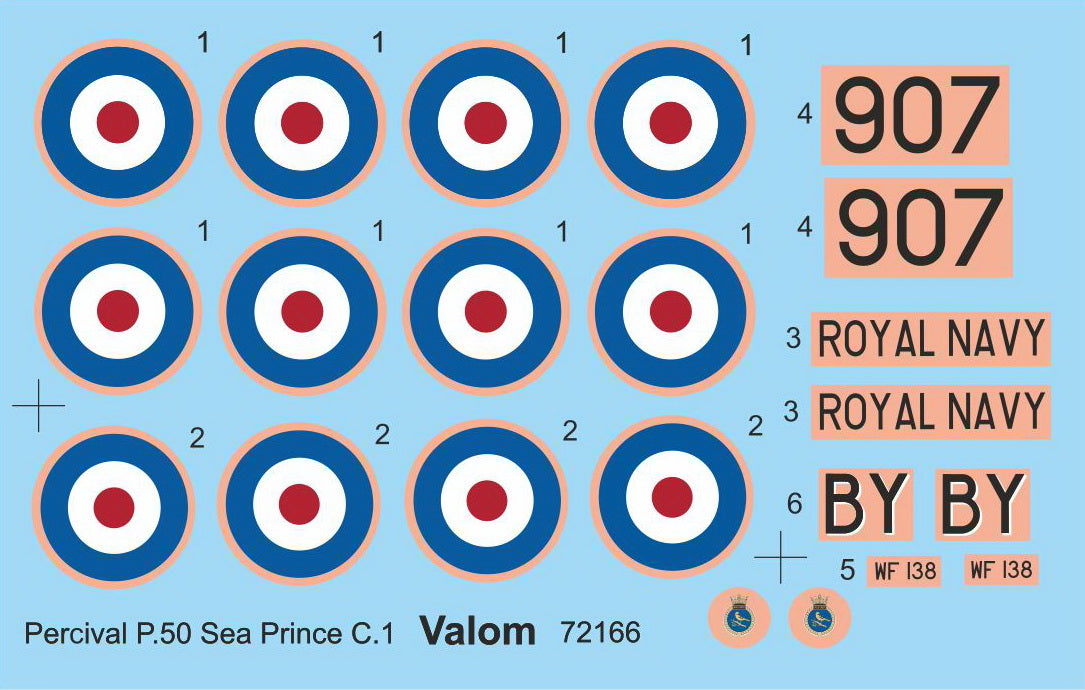 Valom VAL72166 1:72 Percival P.50 Sea Prince C Mk.1