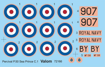 Valom VAL72166 1:72 Percival P.50 Sea Prince C Mk.1