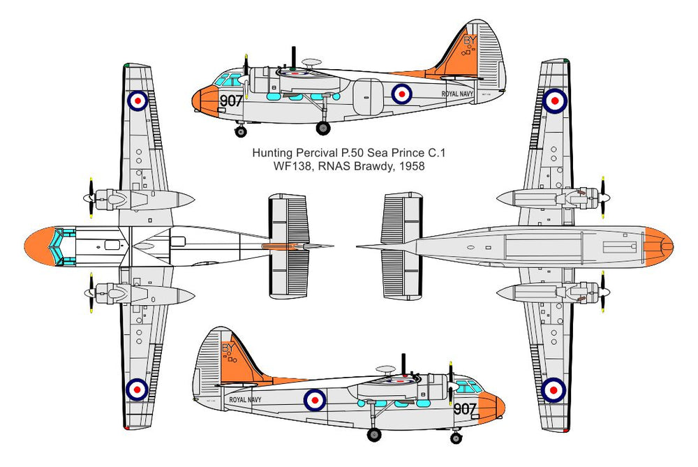 Valom VAL72166 1:72 Percival P.50 Sea Prince C Mk.1
